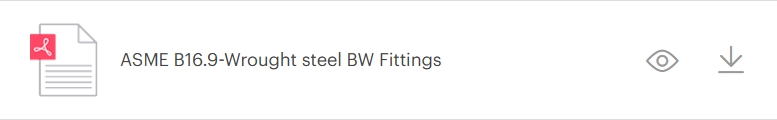 ASME B16.9